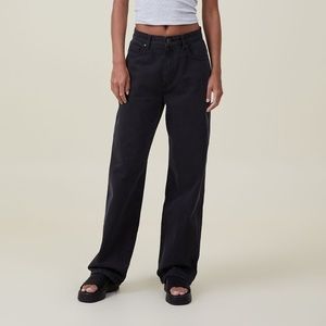 Cotton On Black Wash Dad Jeans US size 4 (oversized so fits a size 6)